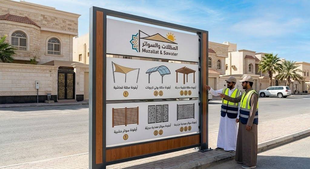جدول أسعار تركيب المظلات والسواتر بجودة عالية وخيارات متنوعة تناسب الميزانية ضمن خدمات المظلات والسواتر في الدمام لحماية وتظليل المنازل والسيارات.